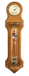 Galileo Thermometer with clock