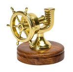 Ship's Wheel Nutcracker, 12cm